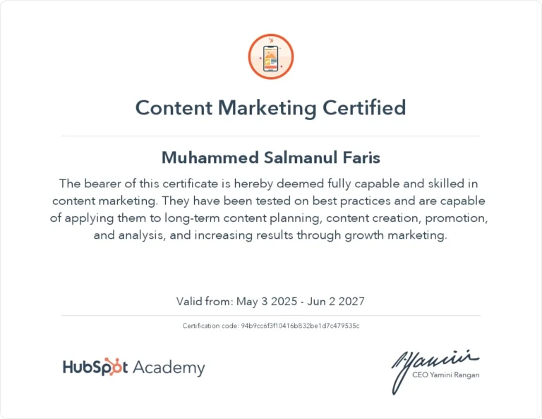 best-digital-marketing-strategist-in-saudiarabia-salmanulfaris-hubspot-certification-contentmarketing